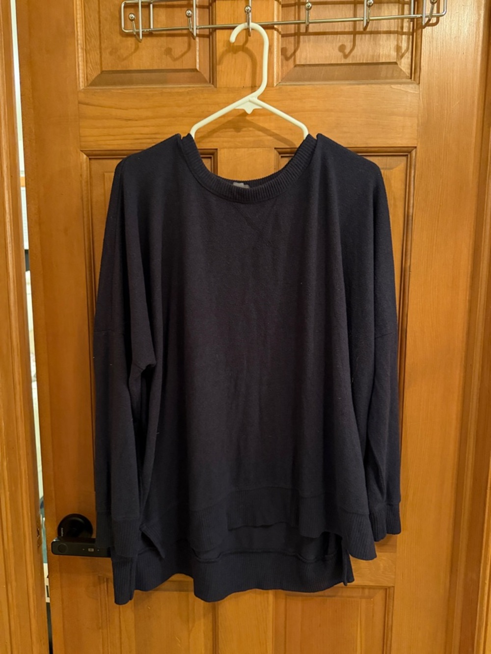 aerie Navy Crewneck Sweater - Lightweight Everyday Knit